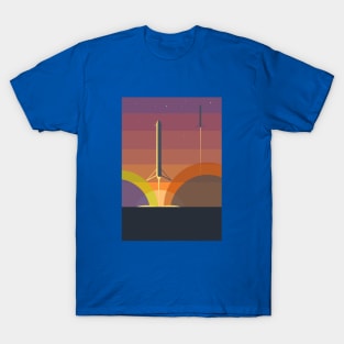 Falcon 9 heavy launch T-Shirt